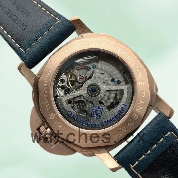 Panerai Luminor Men's 44mm PAM01036-001 Rose Gold-tone Leather Strap - Image 3