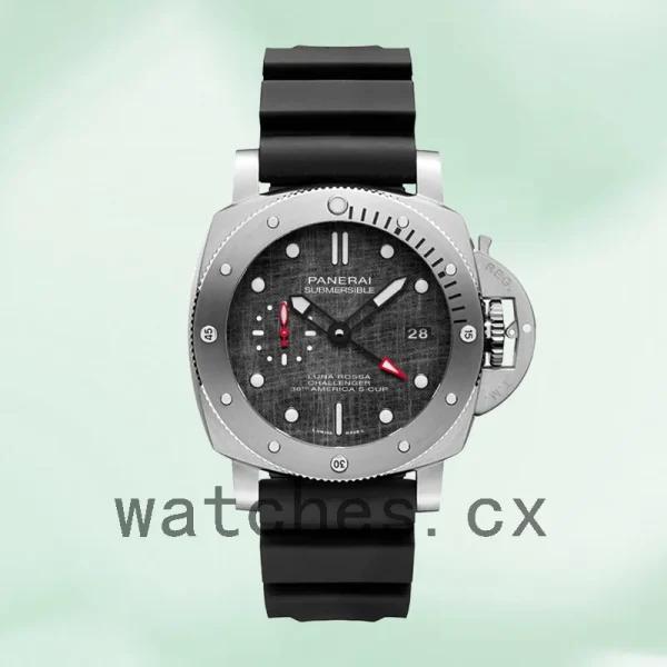 Panerai Submersible PAM01039-001 47mm Men's Black Dial - Image 2