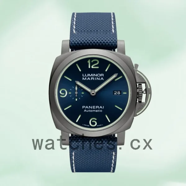 Panerai Luminor Marina 44mm Men's PAM01117 Blue Dial - Image 2