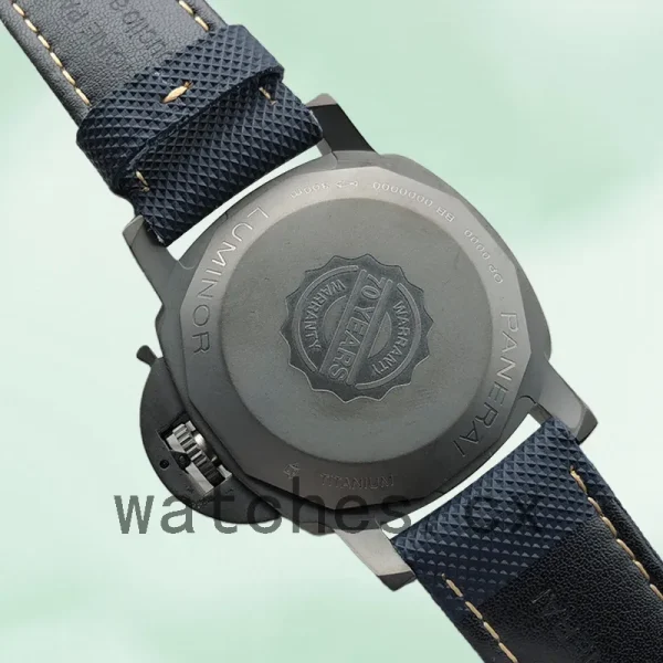 Panerai Luminor Marina 44mm Men's PAM01117 Blue Dial - Image 4