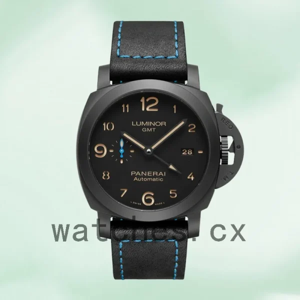 Panerai Luminor GMT Men's 44mm PAM01441-001 Black Dial - Image 2