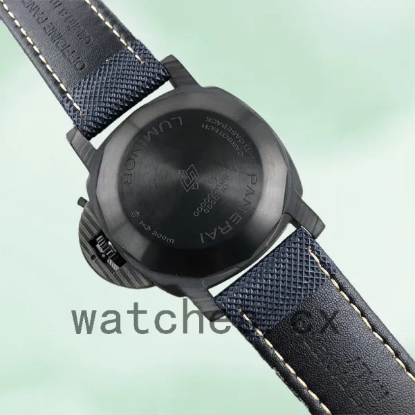 Panerai Luminor Marina Men's 44mm PAM01664-001 Automatic Leather Strap - Image 3