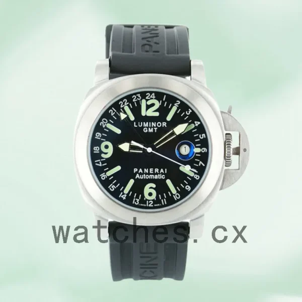 Panerai Luminor GMT PAM00063 Men's 44mm Black Dial - Image 2