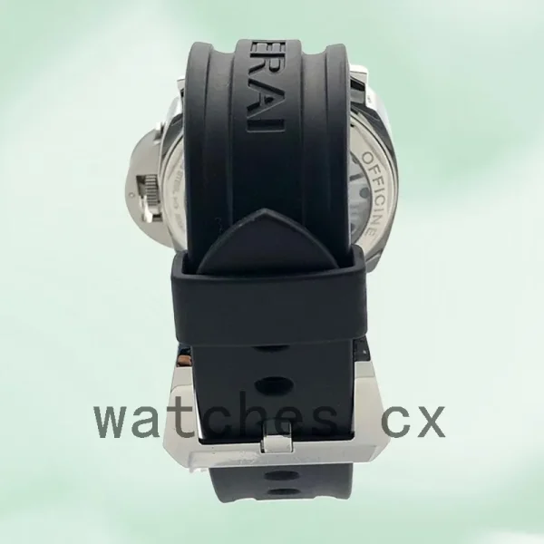 Panerai Luminor Base PAM00112 Men's 44mm Silver-tone Black Dial - Image 4