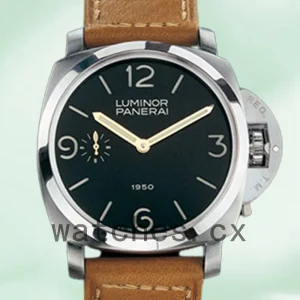Panerai Luminor 1950 Men's PAM00127 44mm Leather Strap Automatic