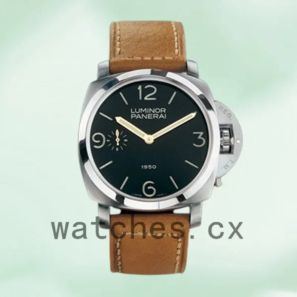 Panerai Luminor 1950 Men's PAM00127 44mm Leather Strap Automatic - Image 2