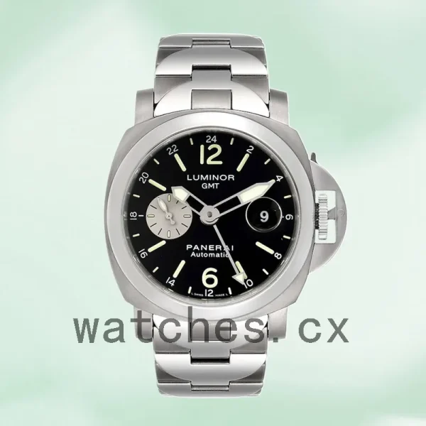 Panerai Luminor GMT Men's 44mm PAM00161 Automatic Silver-tone - Image 2