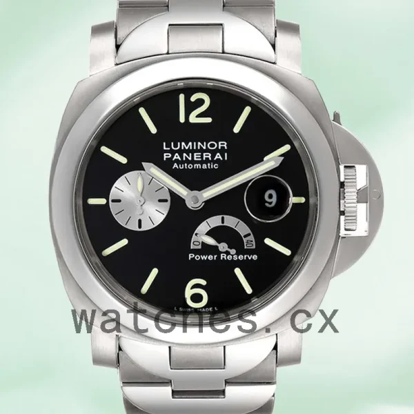 Panerai Luminor Power Reserve Men's 44mm PAM00171 Bracelet Black-tone