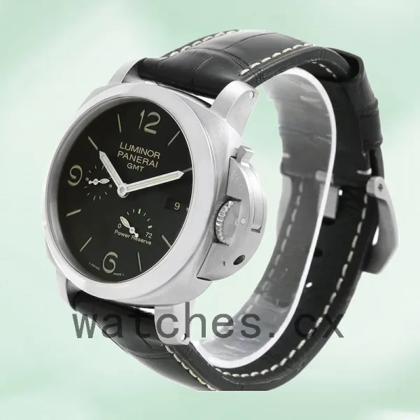 Panerai Luminor GMT 44mm PAM00321 Men's Black Dial - Image 3