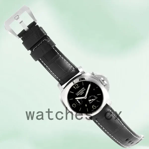 Panerai Luminor GMT 44mm PAM00321 Men's Black Dial - Image 4