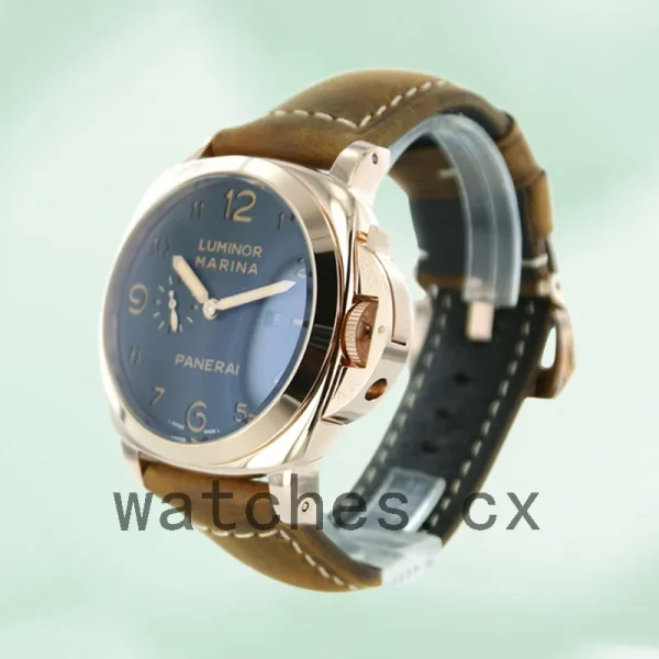 Panerai Luminor 1950 PAM00359 Men's 44mm Silver-tone Rubber Band - Image 3