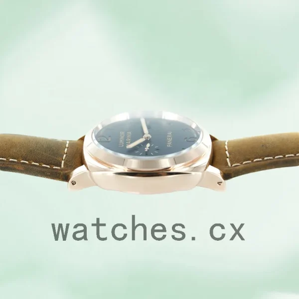 Panerai Luminor 1950 PAM00359 Men's 44mm Silver-tone Rubber Band - Image 4