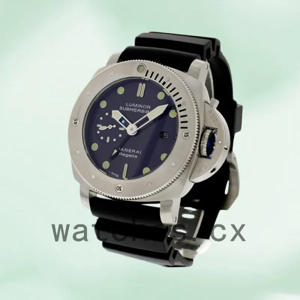 Panerai Luminor Submersible 47mm PAM00371 Men's Blue Dial - Image 3
