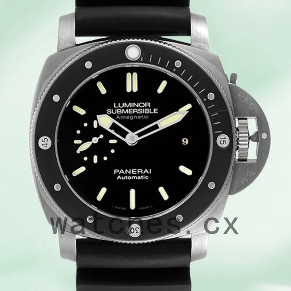 Panerai Luminor Submersible 47mm PAM00389 Men's Rubber Band