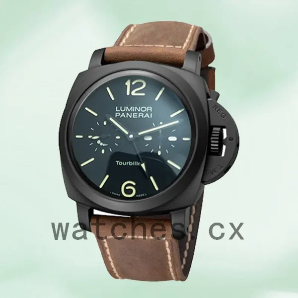 Panerai Luminor 1950 PAM00396 44mm Men's Black Dial - Image 3