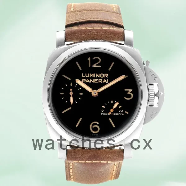 Panerai Luminor 1950 3 Days Power Reserve Men's 44mm PAM00423 Automatic Black Dial - Image 2