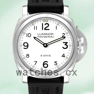 Panerai Luminor Base Men's PAM00561 44mm Rubber Band Silver-tone