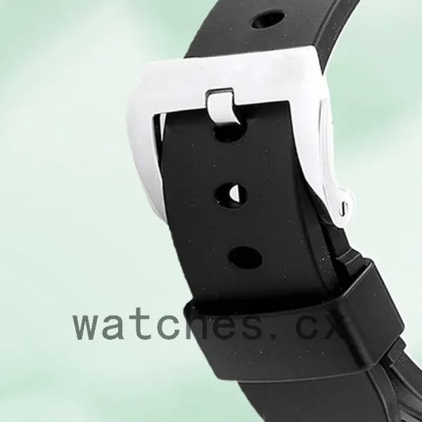 Panerai Luminor Base Men's PAM00561 44mm Rubber Band Silver-tone - Image 4