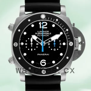 Panerai Luminor Submersible PAM00615 47mm Men's Black Dial Silver-tone