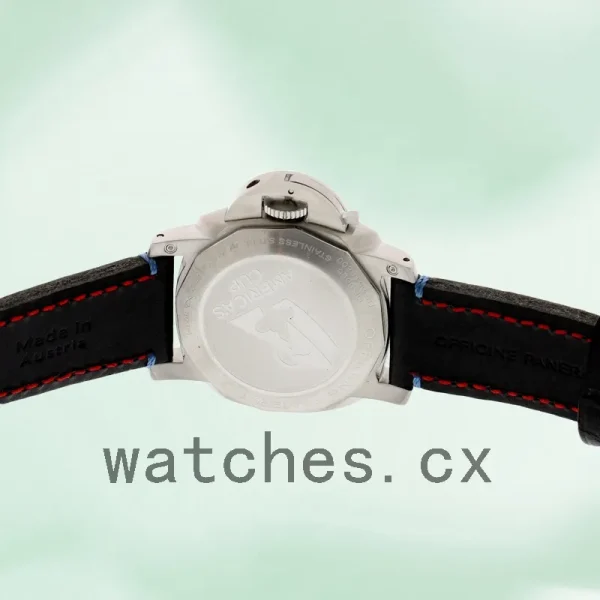 Panerai Luminor Marina 1950 PAM00727 44mm Men's Leather Strap Black Dial - Image 4