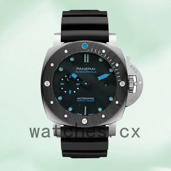 Panerai Luminor Submersible PAM00799 Men's 47mm Black Dial - Image 2