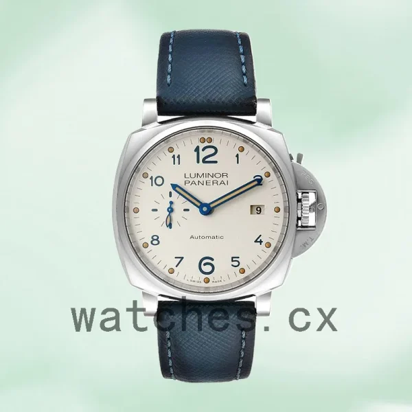 Panerai Luminor Due 44mm PAM00906 Men White Dial Silver-tone - Image 2