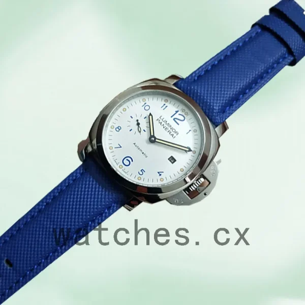 Panerai Luminor Due 44mm PAM00906 Men White Dial Silver-tone - Image 5
