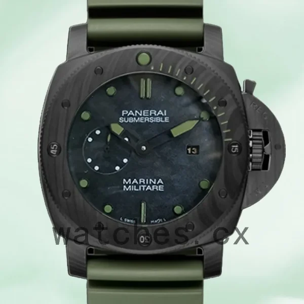 Panerai Luminor Submersible GMT 47mm PAM00961 Men Rubber Band Automatic