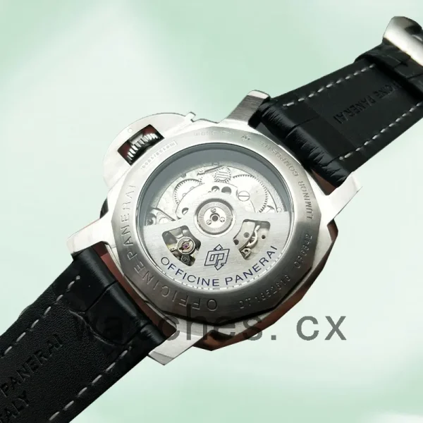 Panerai Luminor GMT Men's PAM01321 44mm Leather Strap Black Dial - Image 4