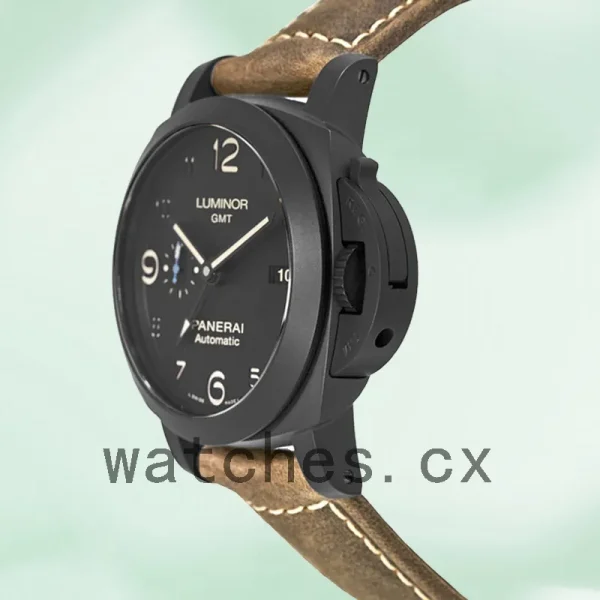 Panerai Luminor GMT PAM01441 Men's 44mm Leather Strap Automatic - Image 4