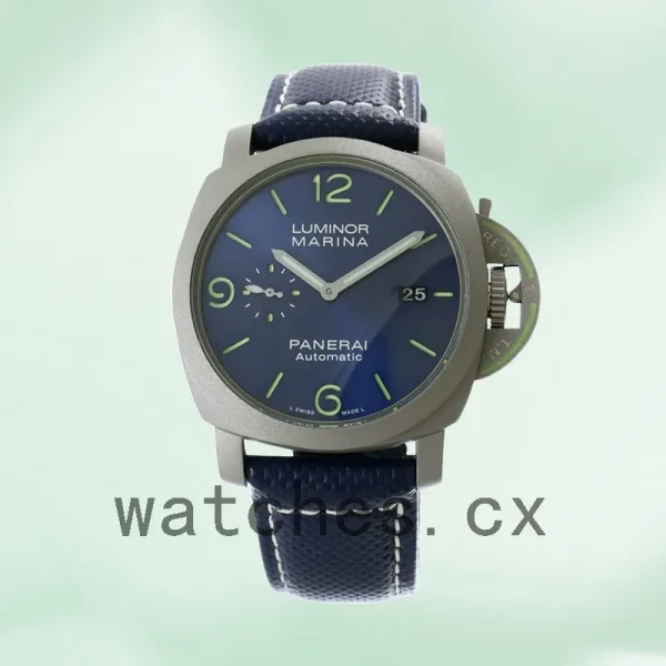 Panerai Luminor Marina PAM1117 Men's 44mm Blue Dial - Image 2