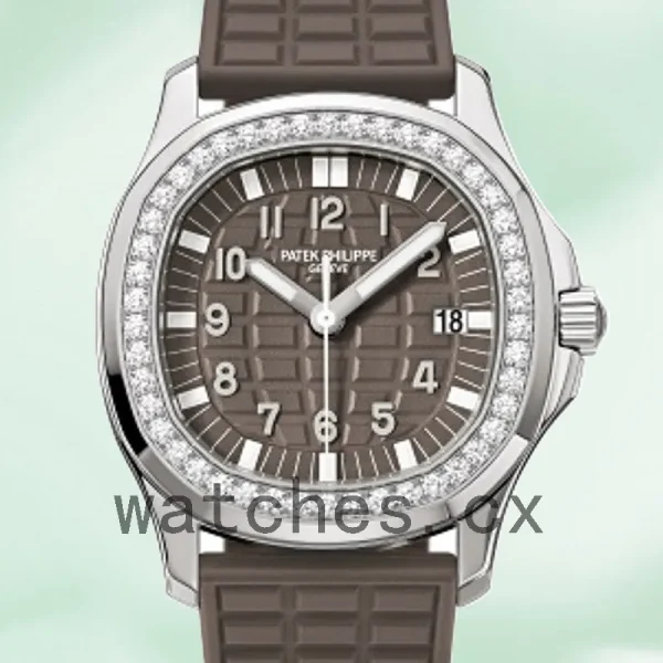 Patek Philippe Aquanaut 32mm 5067A-023 Ladies Silver-tone Brown Dial
