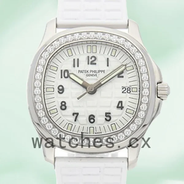 Patek Philippe Aquanaut 32mm 5067A-024 Ladies Quartz White Dial