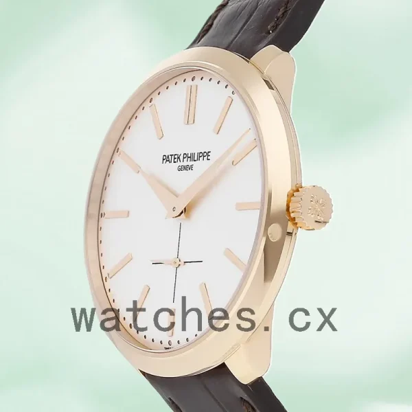 Patek Philippe Calatrava 43mm 5123R-001 Men's Rose Gold-tone White Dial - Image 3