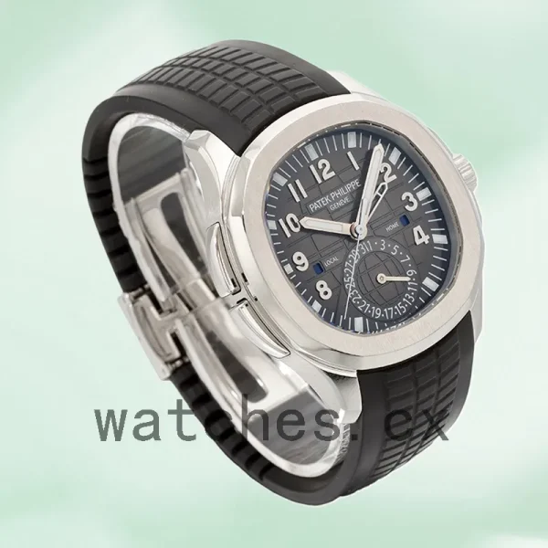 Patek Philippe Aquanaut Men's 5164A-001 40mm/42mm Silver-tone Grey Dial - Image 4
