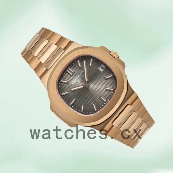 Patek Philippe Nautilus Men's 40mm 5711R-001 Grey Dial Automatic - Image 3
