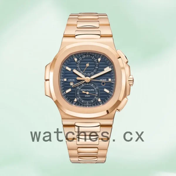 Patek Philippe Nautilus 40mm 5990/1R-001 Men's Blue Dial Rose Gold-tone - Image 2