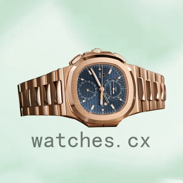 Patek Philippe Nautilus 40mm 5990/1R-001 Men's Blue Dial Rose Gold-tone - Image 3