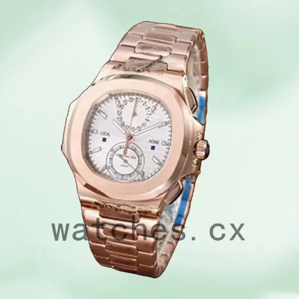 Patek Philippe Nautilus 40mm 5990/1R-001 Men's Blue Dial Rose Gold-tone - Image 4