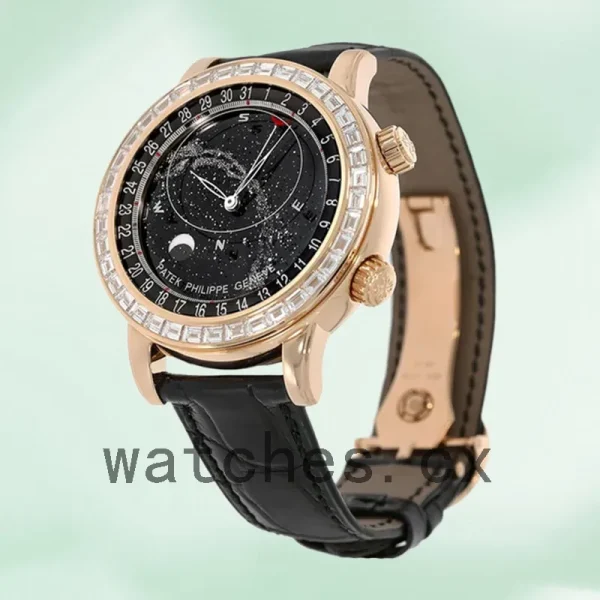 Patek Philippe Grand Complications 44mm Men's 6102R/001 Black Dial - Image 3