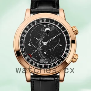 Patek Philippe Grand Complications Men's 6104R-001 42mm Leather Strap