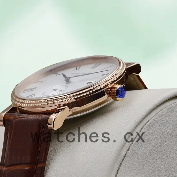 Patek Philippe Calatrava Men's 5119R-001 40mm Leather Strap Rose Gold-tone - Image 3