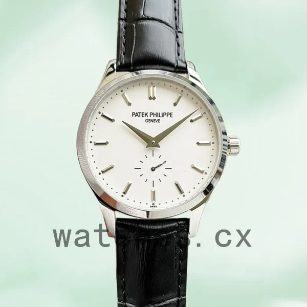 Patek Philippe Calatrava Men's 40mm 5196G-001 Automatic White Dial - Image 2