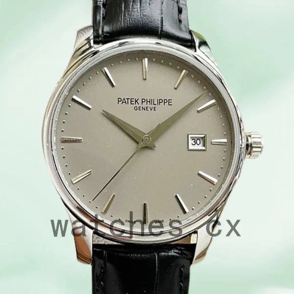 Patek Philippe Calatrava 40mm 5227G-001-1 Men's Automatic Leather Strap