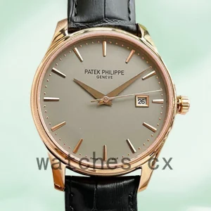Patek Philippe Calatrava 5227J-001-2 Men's 40mm Leather Strap Automatic