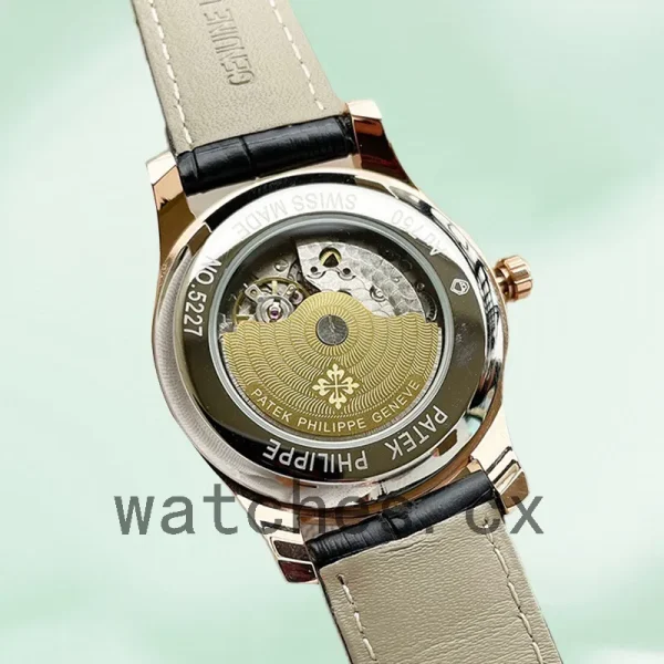 Patek Philippe Calatrava 5227J-001-2 Men's 40mm Leather Strap Automatic - Image 3