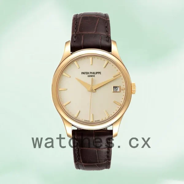Patek Philippe Calatrava 5227J-001 40mm Men's Leather Strap - Image 2