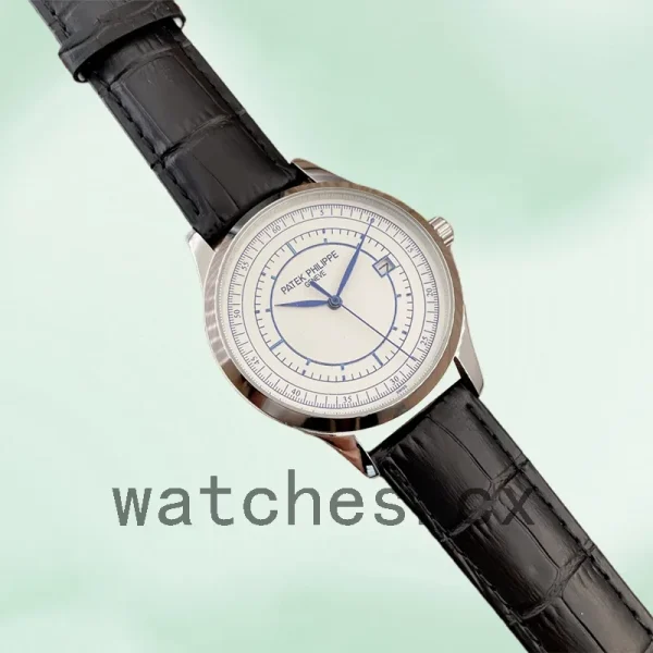 Patek Philippe Calatrava 5296G 40mm Men's White Dial - Image 3