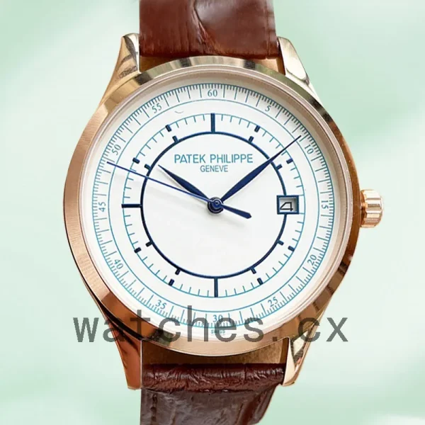 Patek Philippe Calatrava 5296R-001 40mm Men's Rose Gold-tone/Gold-tone Automatic