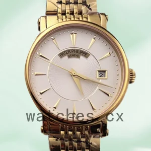 Patek Philippe Calatrava 40mm CalatravaWSB012 Men's Bracelet White Dial